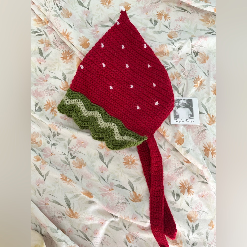 San Diego Hat Company Strawberry Baby Knit Hat